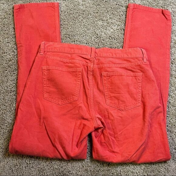 J. Crew Orange Corduroy City Fit Pants 26R - Picture 4 of 4